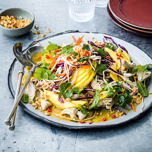 Dominique Woolf’s Thai Turkey and Mango Salad with Zingy Clementine Dressing