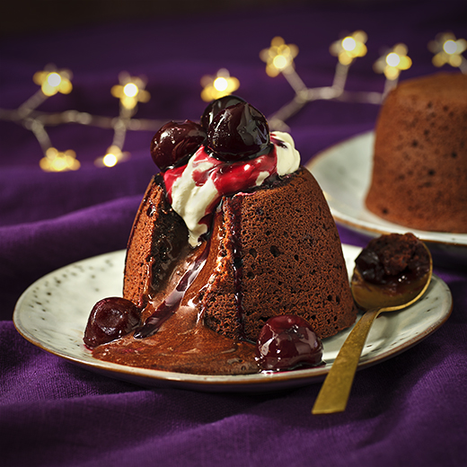 Black Forest Chocolate Lava Cake