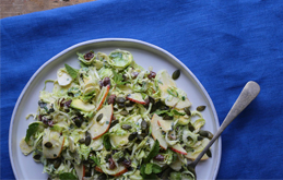 Brussels Sprouts Raw Slaw