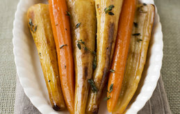 Carrots and Parsnips in White Wine and Thyme