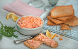 Smoked Salmon Paté with Melba Toasts