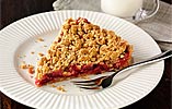 Plum-hazelnut Crumble Tart