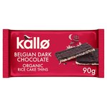 Kallo Organic Dark Chocolate Rice Cake Thins