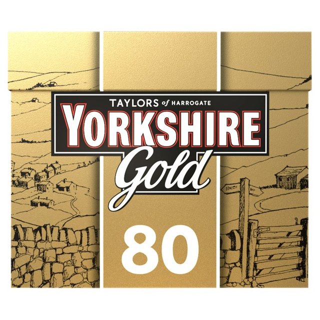 Yorkshire Tea Yorkshire Gold Teabags, 80 Per Pack