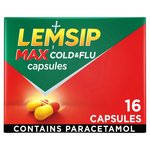 Lemsip Max Cold & Flu Capsules Paracetamol