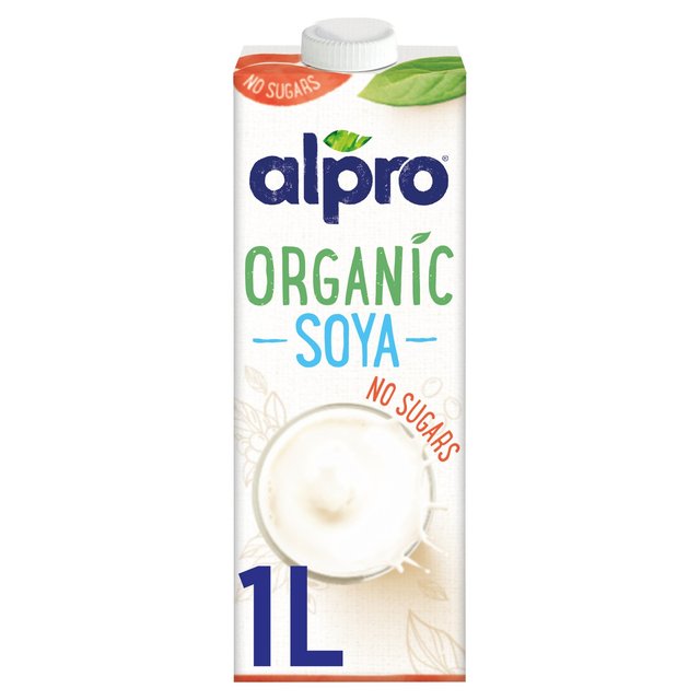Alpro No Sugars Organic Soya Long Life Drink, 1l