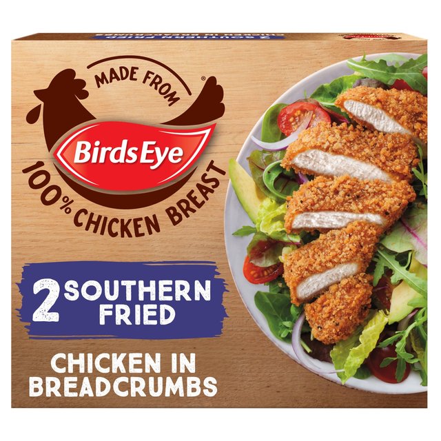 Birds Eye 2 Southern Fried Breaded Chicken Breast Steaks, 180g