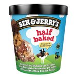 Ben & Jerry's Half Baked Chocolate Vanilla Ice Cream Tub