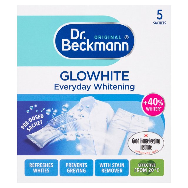 Dr. Beckmann Glowhite Intensive Whitener Powder, 5 x 40g