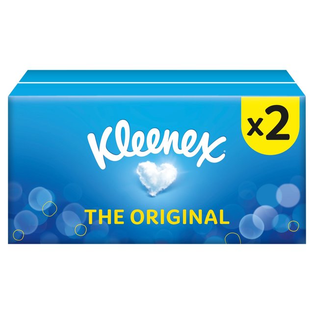 Kleenex The Original Facial Tissues, Twin Box, 2 x 64 per Pack
