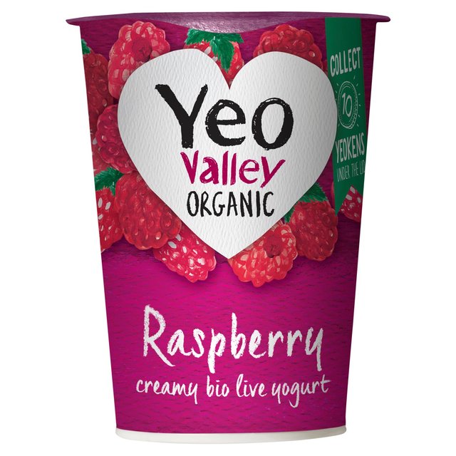 Yeo Valley Organic Raspberry Yoghurt, 450g