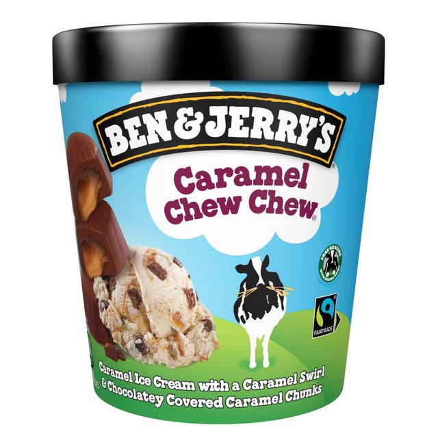 Ben & Jerry’s Caramel Chew Chew Ice Cream Tub, 465ml