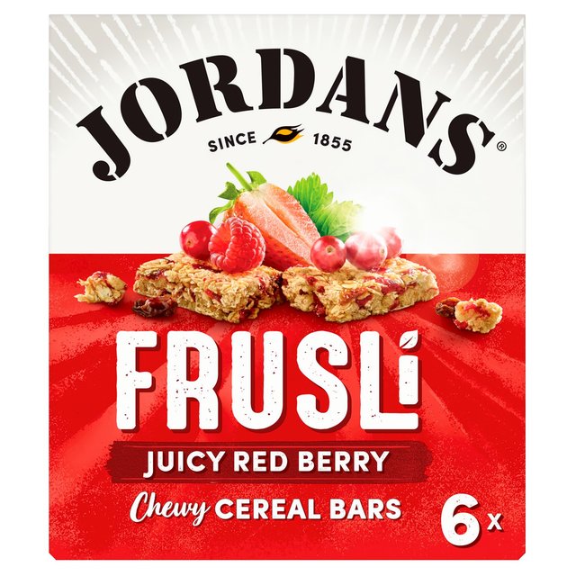 Jordans Red Berries Frusli Cereal Bars, 6 x 30g