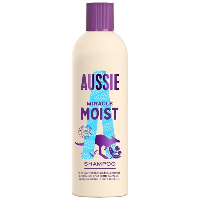 Aussie Miracle Moist Shampoo, 300ml