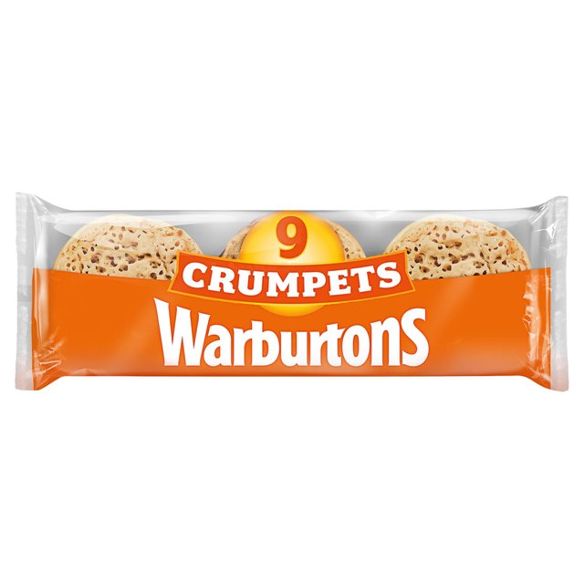 Warburtons Crumpets, 9 Per Pack