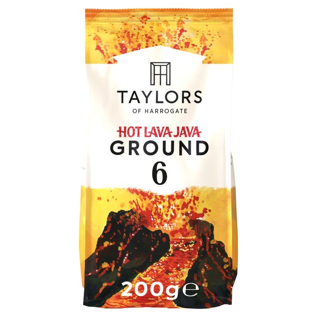 Taylors Of Harrogate Dark Roast Hot Lava Java Ground Coffee, 200g