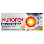 Nurofen Day/Night Cold & Flu Pain Relief Ibuprofen Tabs