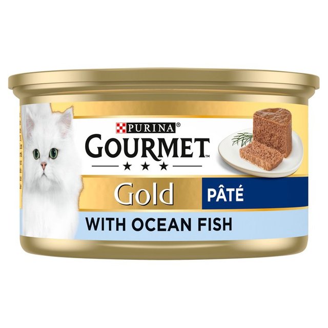 Gourmet Gold Tinned Cat Food Pate With Ocean Fish, 85g