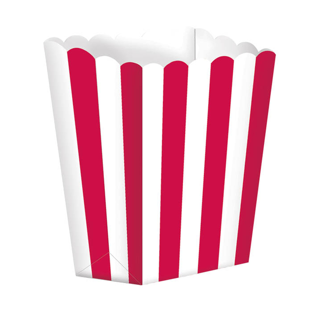 Amscan Popcorn Boxes 6cm Red