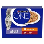 Purina One Mini Fillets Chicken and Beef Wet Cat Food