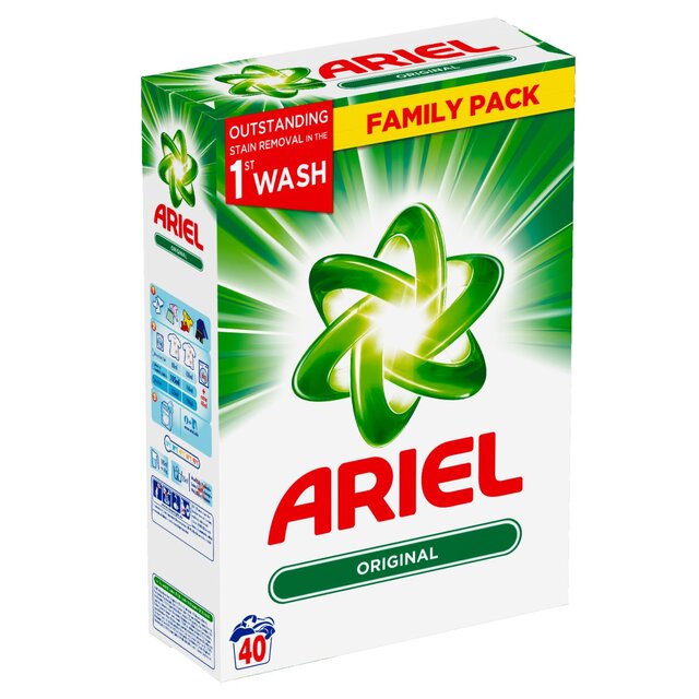 Ariel Bio Washing Powder 40 Wash 2.6kg from Ocado