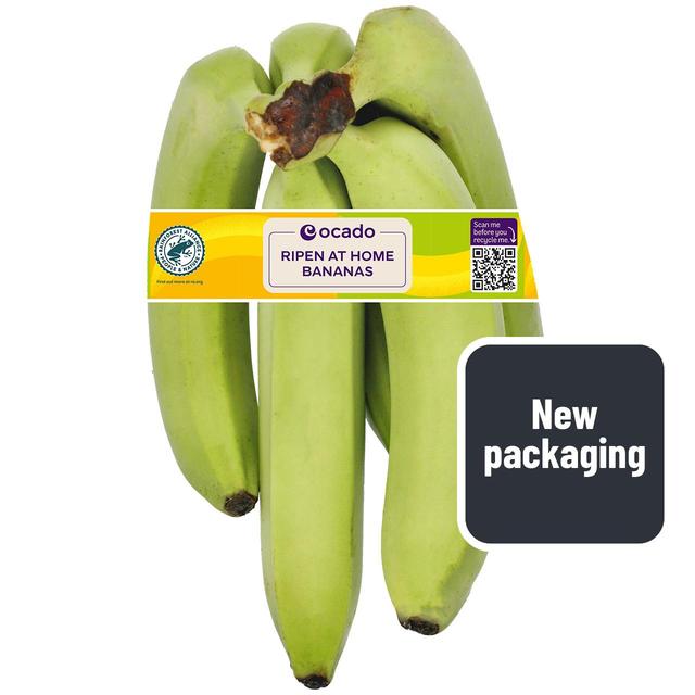 Ocado Fairtrade Ripen at Home Bananas, 5 Per Pack