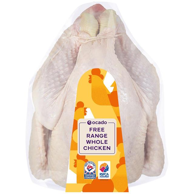 Ocado Free Range Whole Chicken, Typically: 1.8kg