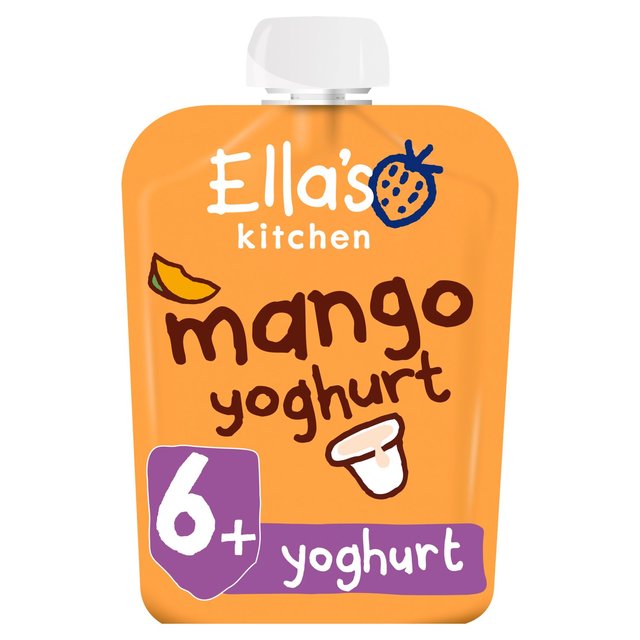 Ella’s Kitchen Mango Greek Style Yoghurt Baby Food Pouch 6+ Months, 90g