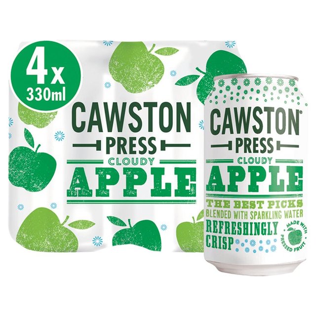 Cawston Press Sparkling Cloudy Apple, 4 x 330ml