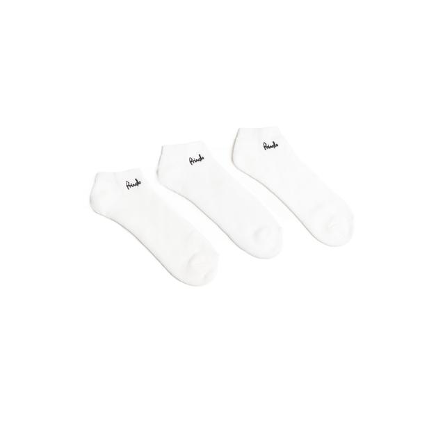 Pringle Mens Cushioned Sport Trainer Socks, Size White, 7-11