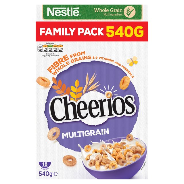 Nestle Cheerios Multigrain Cereal, 540g