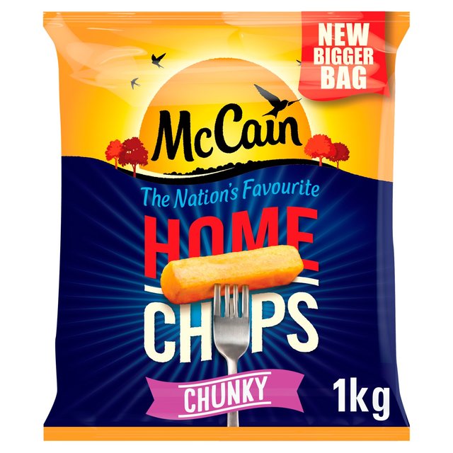 McCain Home Chips Chunky Frozen, 1kg
