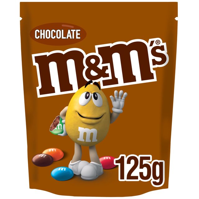 M & M’s Milk Chocolate Bites Pouch Bag, 125g