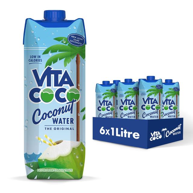 Vita Coco The Original Coconut Water Multipack, 6 x 1L