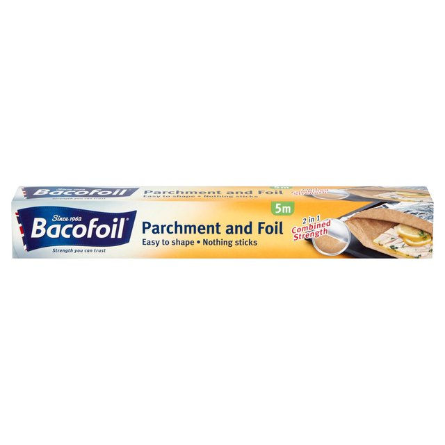 Bacofoil 2 in 1 Parchment & Foil 300mm, 300mm 5m