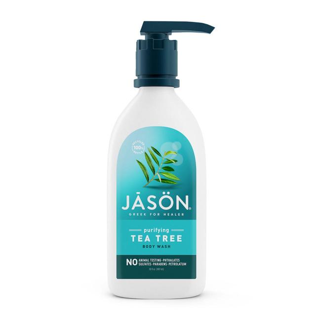 Jason Vegan Tea Tree Satin Body Wash Pump, 887ml