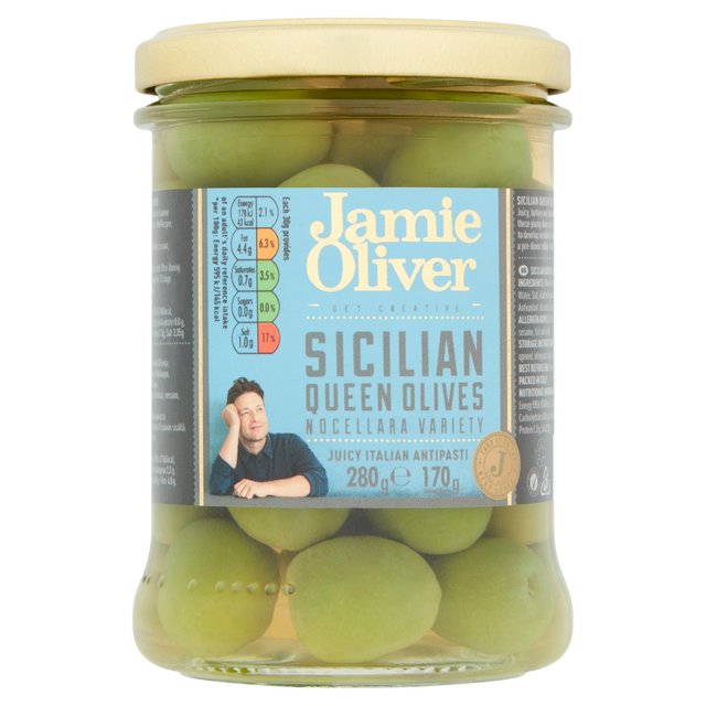 Jamie Oliver Sicilian Queen Olives, 280g