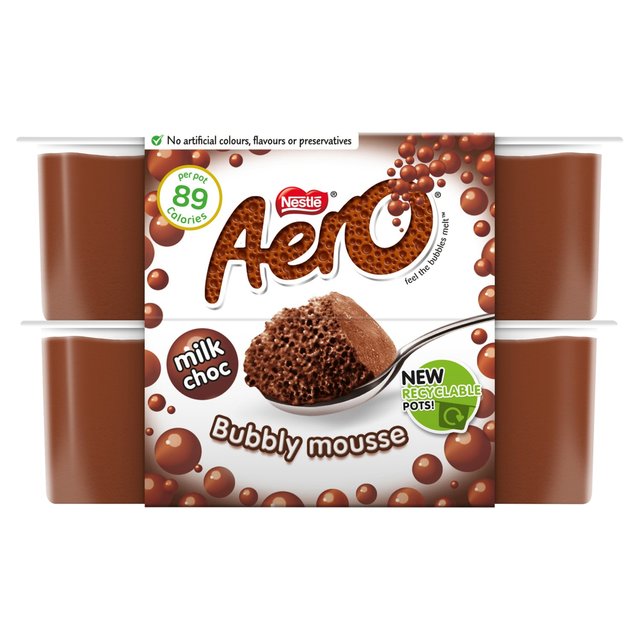 Aero Chocolate Mousse, 4 x 59g