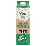 Yeo Valley Organic Fresh Semi Skimmed Milk