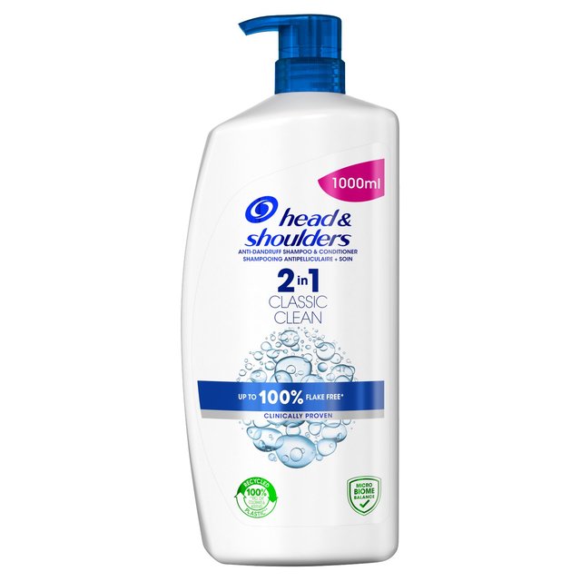 Head & Shoulders Shampoo & Conditioner 2in1 Classic, 1000ml
