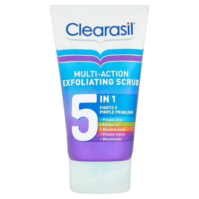 Clearasil 5 in 1 Multi-Action Exfoliating Face Scrub, 150ml