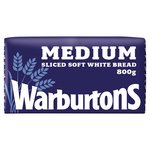 Warburtons Medium Sliced White
