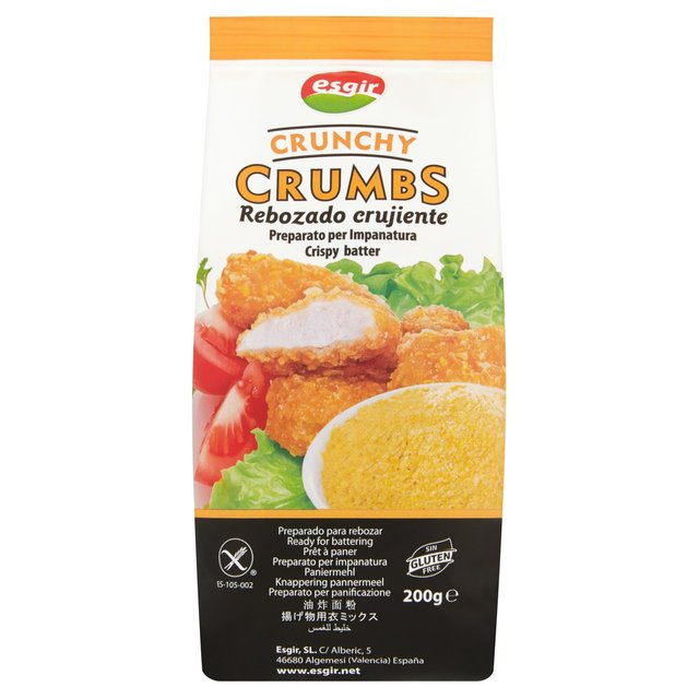 Esgir Gluten Free Crunchy Crumbs, 200g
