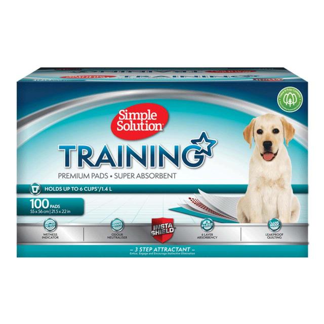 Simple Solution Puppy Training Pads, 100 Per Pack