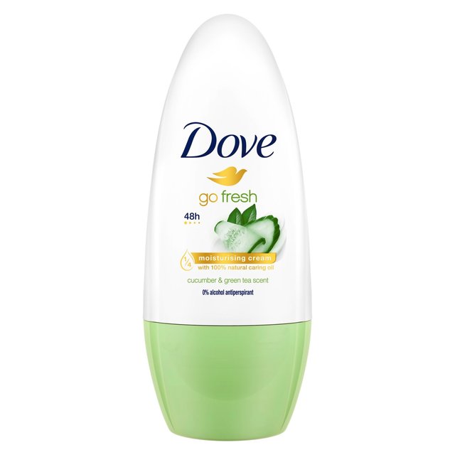 Dove Go Fresh Cucumber & Green Tea Roll-On Anti-Perspirant Deodorant, 50ml