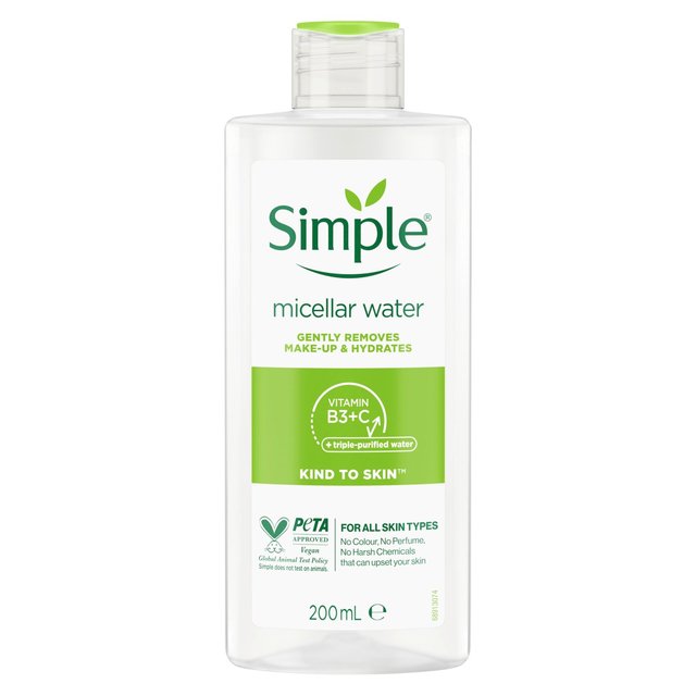 Simple Kind To Skin Micellar Cleansing Water, 200ml