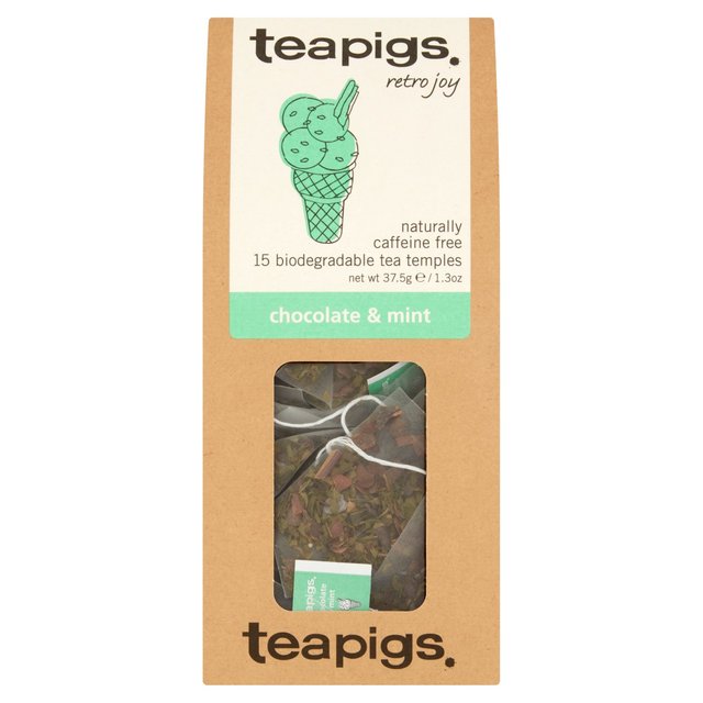 Teapigs Chocolate & Mint Tea Bags, 15 Per Pack