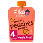 Ella's Kitchen Peaches First Tastes Baby Food Pouch 4+ Months