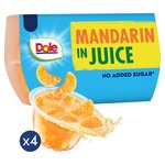 Dole Mandarins In Juice Fruit Pots Multipack