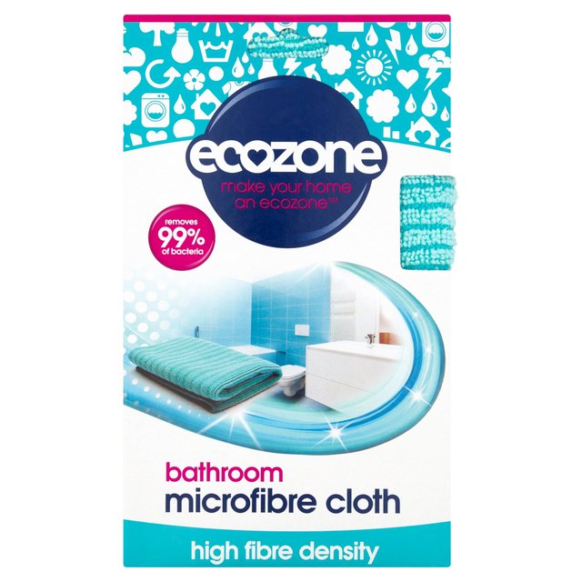 Ecozone Bathroom Microfibre Cloth, One Size